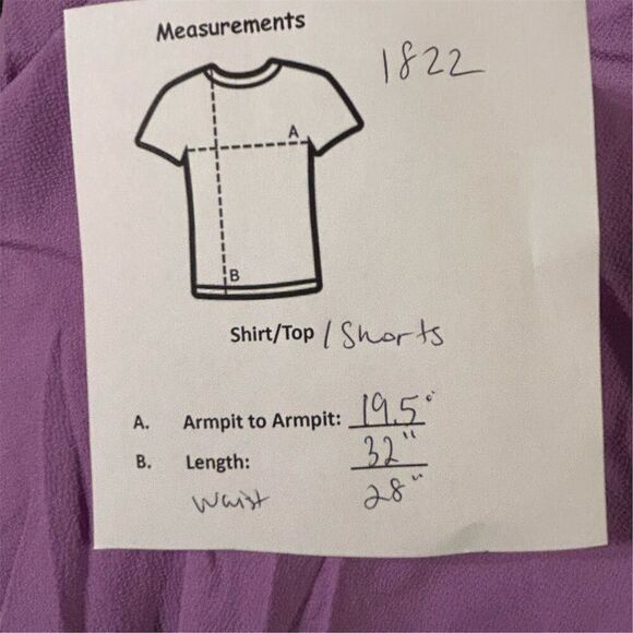 AGQT Women's Medium Purple Tie Front Romper Short Sleeve Casual - Picture 12 of 14